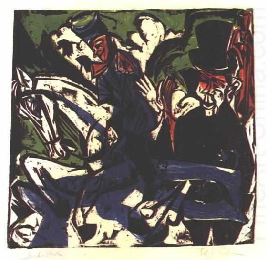 Ernst Ludwig Kirchner Schlemihls entcounter with small grey man china oil painting image